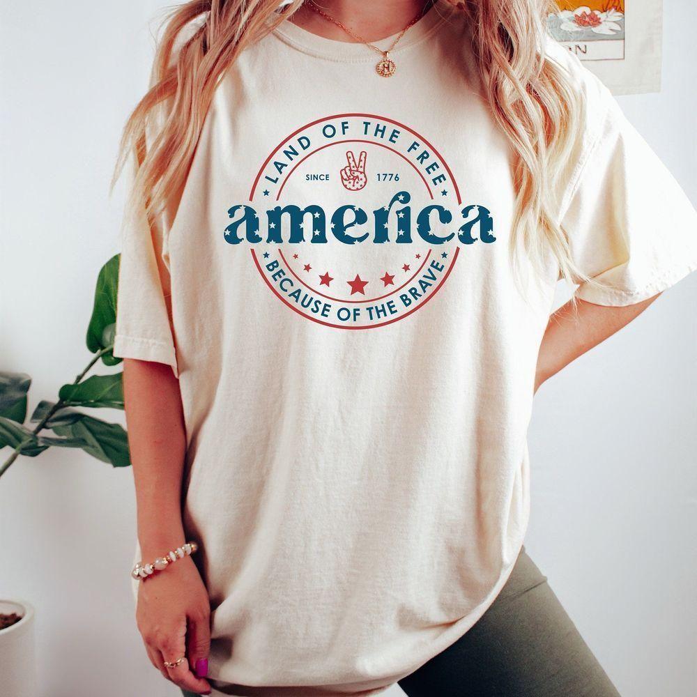 Retro America Font Usa 2 Vuitino Shirt